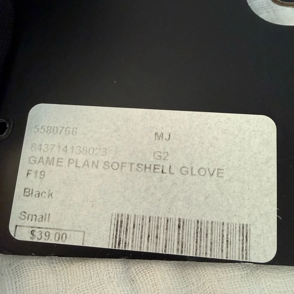 NWT Moosejaw Game Plan Softshell Gloves Size Small
